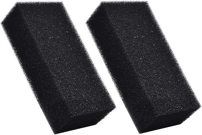 ALEGI Filter Foam Sponges, Bio Sponge Filter Media Pad, Cut-to-Size Foam for Aquarium Fish Tank (10" x 4.7" x 2.75" (2pcs))-PurrikoPets