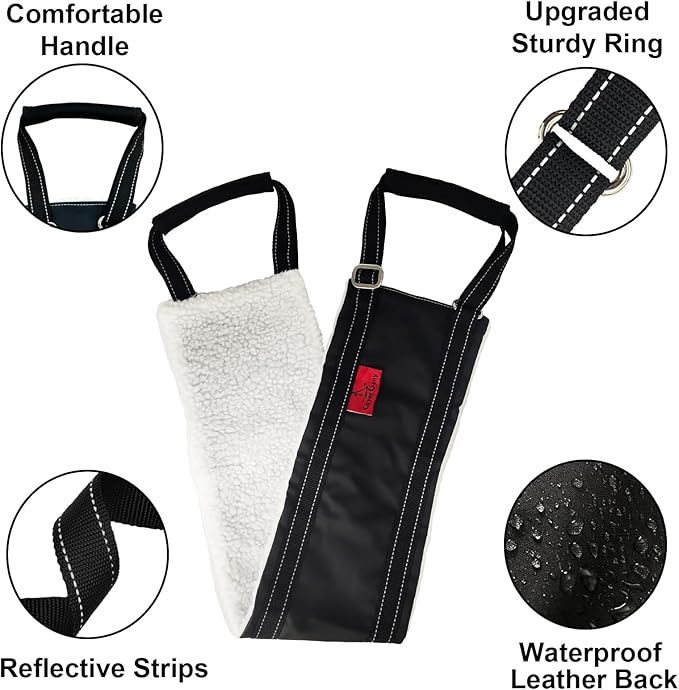 Dog Lift Harness - Adjustable Sling for Rear Legs with Soft Support for Senior, Injured, Disabled Dogs After ACL Surgery - Helping Pets with Canine Aid and Rehab Support (M)-PurrikoPets