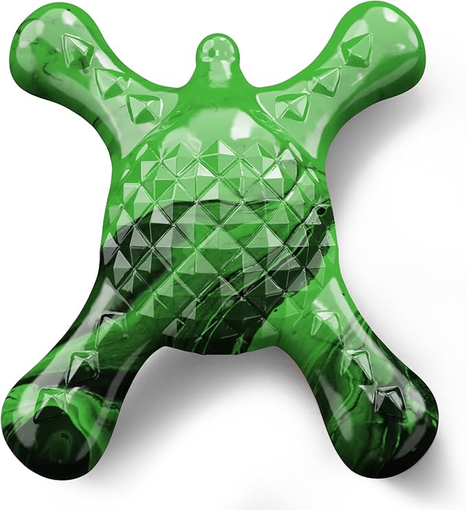 Dog Toys for Small Dogs, Nylon Indestructible Dog Toy for Small Dogs, Hedgehog Puppy Chew Toys with Bacon Flavor,Long Lasting, Puppy Teething Toys, Green-PurrikoPets