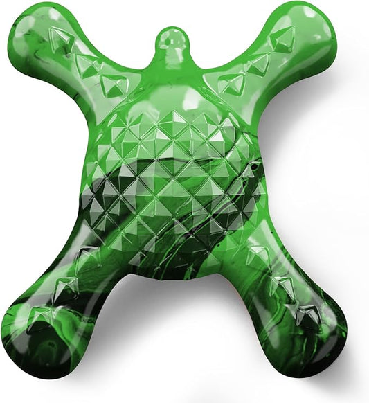 Dog Toys for Small Dogs, Nylon Indestructible Dog Toy for Small Dogs, Hedgehog Puppy Chew Toys with Bacon Flavor,Long Lasting, Puppy Teething Toys, Green-PurrikoPets