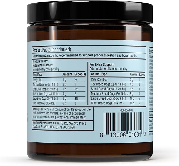 Dr. Mercola, Complete Probiotics, for Cats and Dogs, 3.17 oz (90 g), Supports Immune Function, Digestive Support, Non GMO, Soy Free, Gluten Free-PurrikoPets