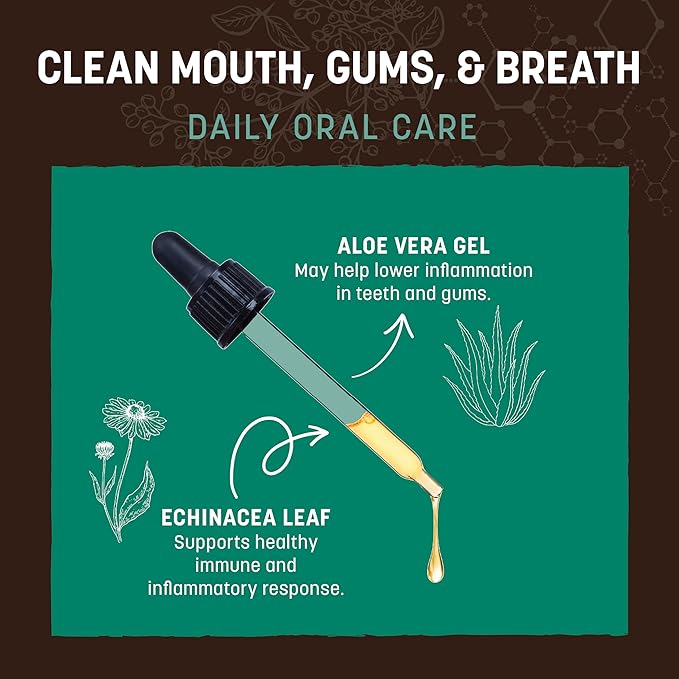 Earth Animal Herbal Remedies | Clean Mouth, Gums and Breath | 2 fl oz-PurrikoPets