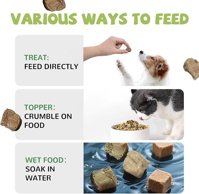 Freeze Dried Chicken Liver Pet Treats, High Protein Freeze-Dried Pet Food for Dogs, Cats, Fresh Ingredient Snacks, 4.6 oz, Rawhide Free&Grain Free-PurrikoPets