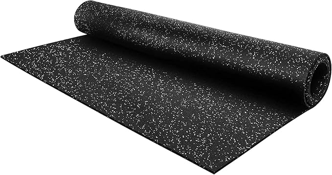 Flooring Inc's 1/4" Thick Tough Rubber Flooring Roll | Flexible Recycled Rubber Floor Mats for Home Gym | Heavy Duty Rubber Mat for Home Gyms, Sheds, Horse Stall Mat or Trailer-PurrikoPets