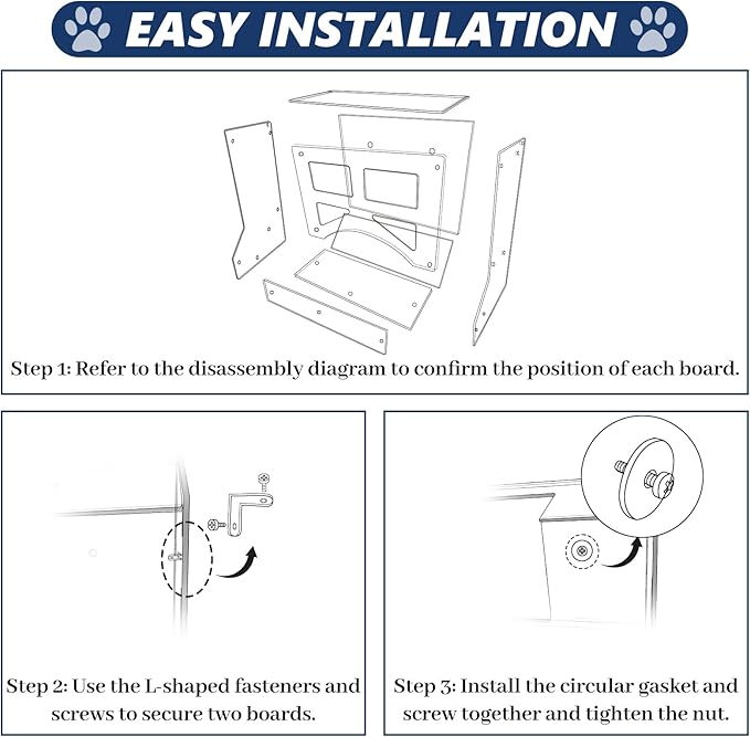 Acrylic Rabbit Hay Feeder with Lid, Transparent Hanging Food Dispenser Hay Feeder for Bunny Rabbits Guinea Pig Cage Chinchillas Hamsters Small Pets and Animals（Large-PurrikoPets