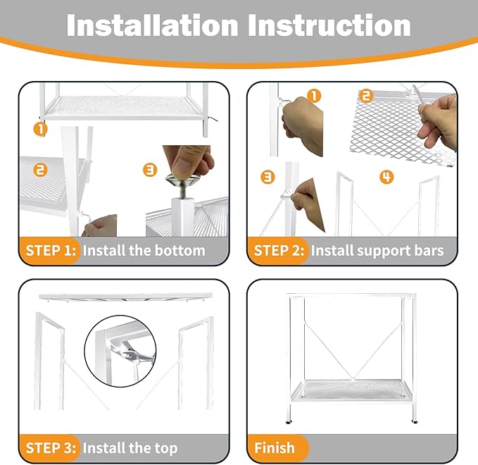Fish Tank Stand: The Perfect 10 Gallon Metal Aquarium Stand Measuring 22.8" W x 10.6" D x 31.3" H to Fit Your Aquatic Display Needs. (10 Gallon-White)-PurrikoPets