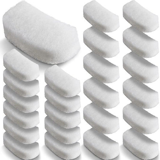 24 Pcs Filter Media Compatible with Fluval 106/107/206/207 Canister Filter Media Aquarium Polishing Pads 5.71 x 2.76 x 1.38 Inches Fish Tank Aquarium Accessories Replacement-PurrikoPets