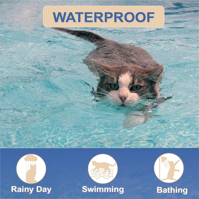 Flea Collar for Cats, Flea and Tick Collars for Kittens, Flea & Tick Treatment Prevention, Natural Essential Oil, 2 Pack, 16 Months Protection, One Size Fits All, Waterproof-PurrikoPets