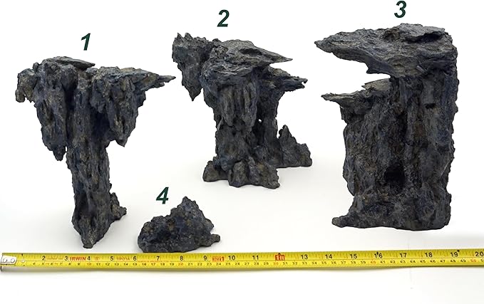 Fish Tank Decor Rocks.Aquarium Decoration Model.Easy and Quick Solution for Aquascaping.(Cave of Gods)-PurrikoPets