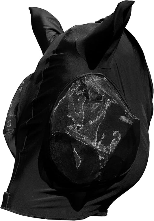 Equinavia Bug Out Fly Mask | Against Flies, Insects, UV Rays - Black - Pony-PurrikoPets
