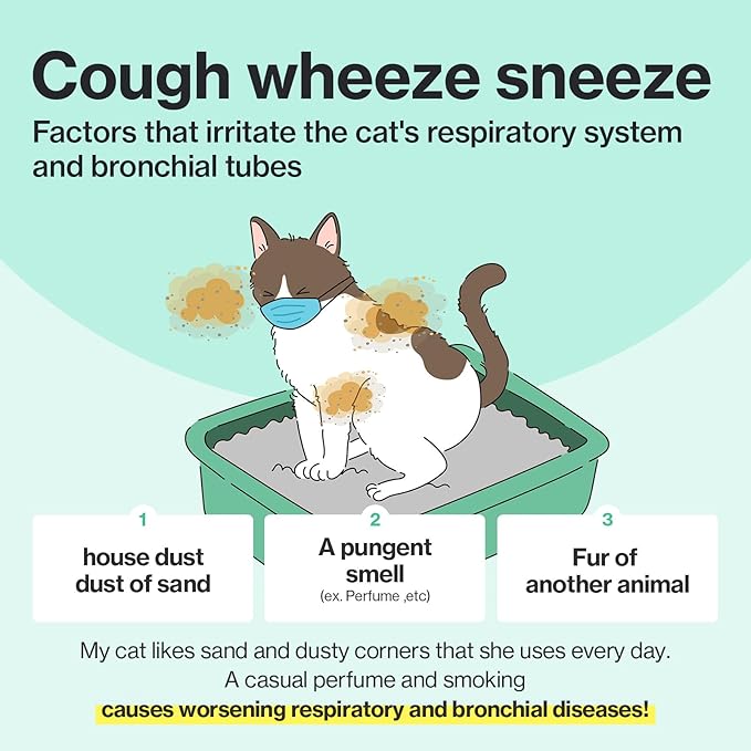 Dr.by Cat Breath Bronchial Supplements Cat Sneezing Treatment Asthma Cold Cough Nose Relief Respiratory&Immune Support with TF-343-30 lickable Formula Individually Packaged, Chicken (2 Packs (17OZ))-PurrikoPets