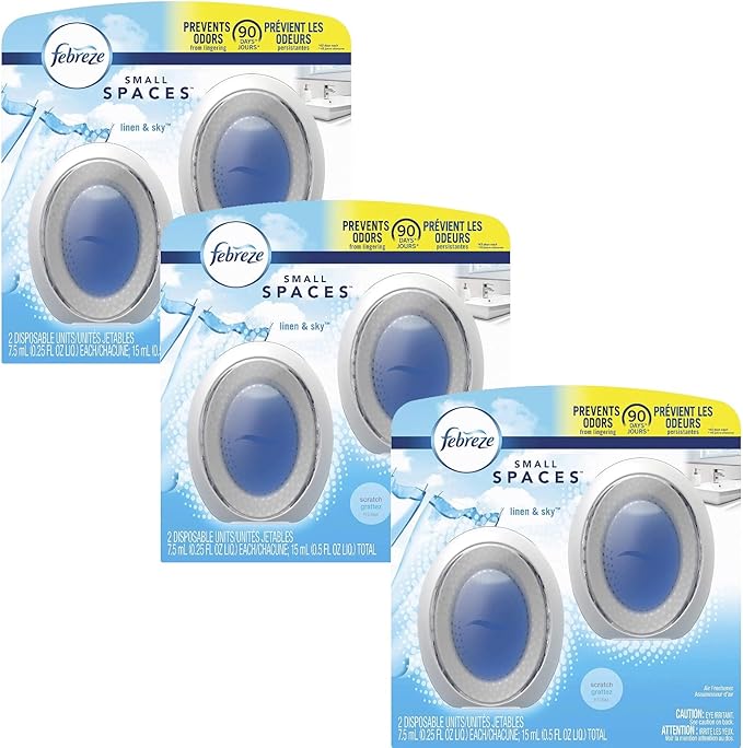 Febreze Small Spaces Air Freshener - Linen & Sky (Pack of 6) 6-PurrikoPets