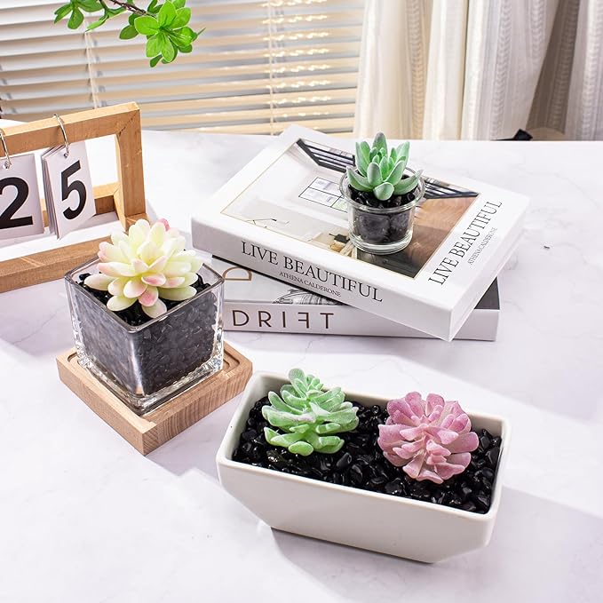 3 Lb Black Obsidian Crushed Stone Crystal Chips Bulk, Betta Fish Tank Gravel Rocks Irregular Shaped Marbles Pebbles for Aquarium, Vase Fillers, Succulent Plants Decor-PurrikoPets