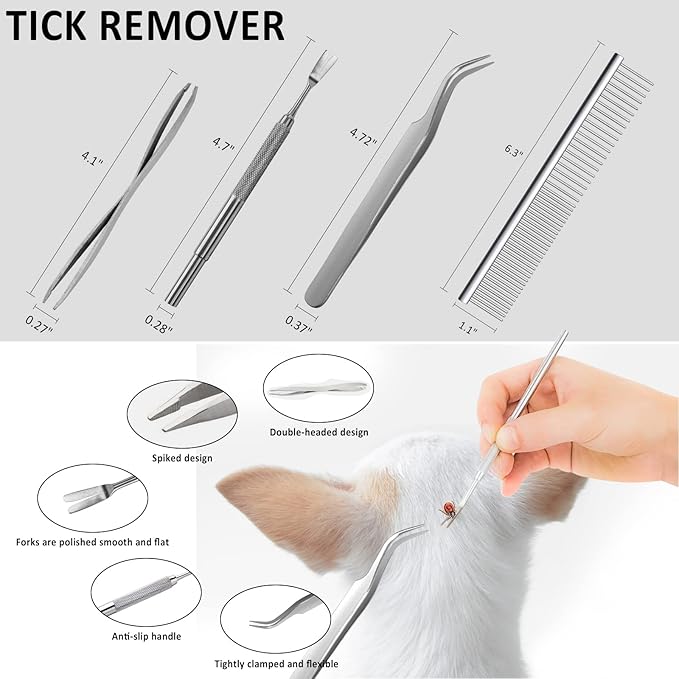 Dog First Aid Kit - Pet First Aid Kit for Dogs and Cats Pet First Aid Supplies for Car Traveling Home-PurrikoPets