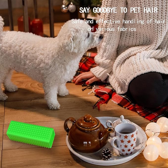2pcs Pet Dog Cat Hair Remover, Pet Hair Removal Tool, Hollow Cleaner Brush for car，Interior, Furniture, Sofa-PurrikoPets