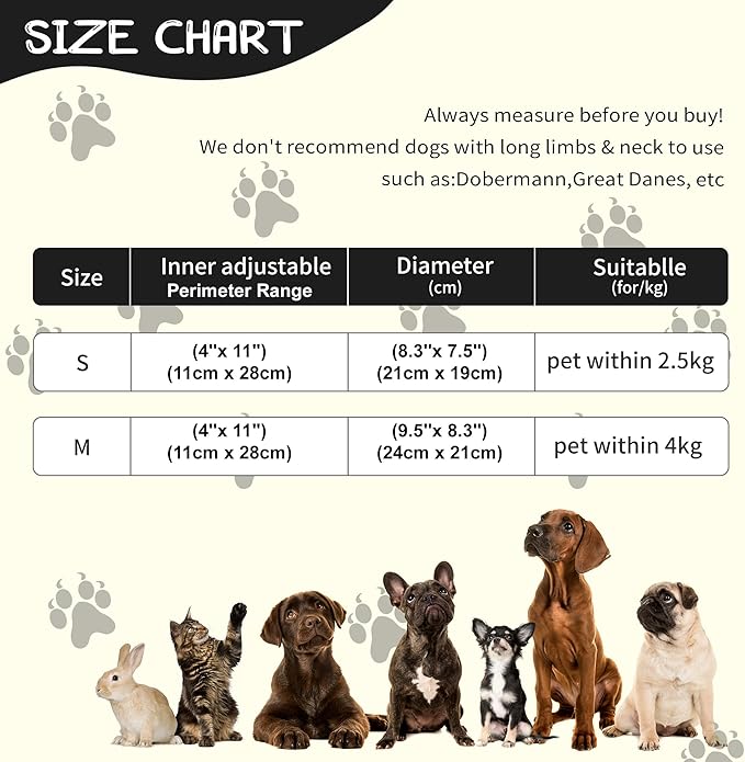 Adjustable Cat Collar Soft to Stop Licking After Surgery for Kitten, Alternative to Cone of Shame, Donut Cone for Cats, Pet Elizabethan Collar (Panda, Medium)-PurrikoPets