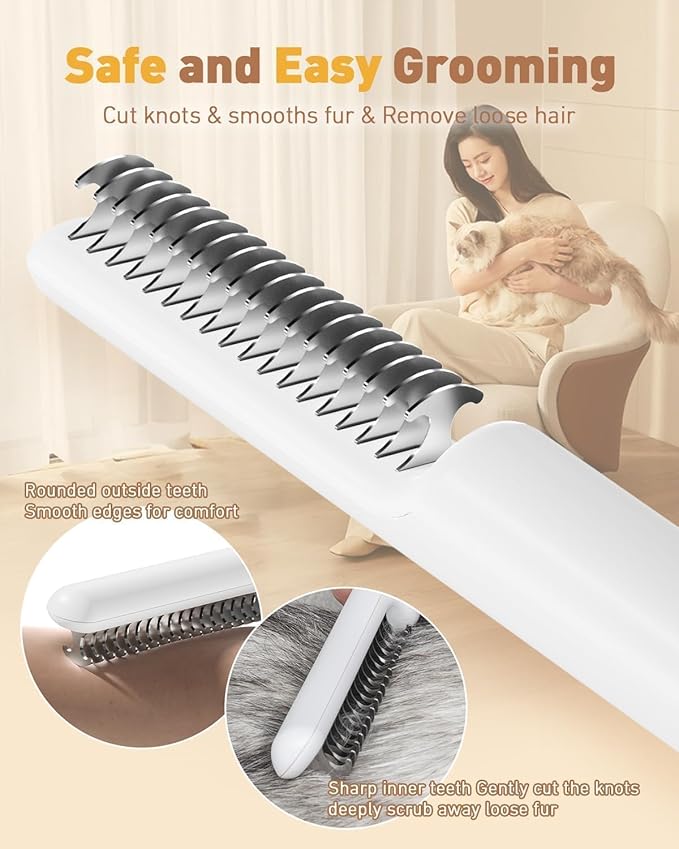 3-in-1 Dog Brush for Shedding, Multifunctional Deshedding Dog Brush for Short Haired Dogs and Cats, Pet Combs for Grooming Matting, Effectively Deshedding and Removes Dirt for Pets-PurrikoPets