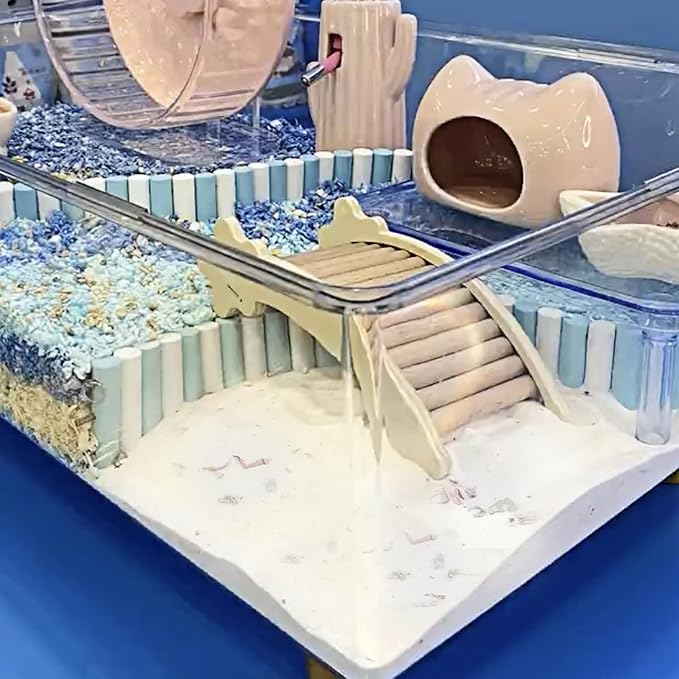 DR.DUDU Hamster Bath Sand, 6.6lb Dust Free Desert Sand or Potty Litter Sand for Hamster Chinchillas Gerbil Syrian Mice Small Animals (White, Flower Smell)-PurrikoPets