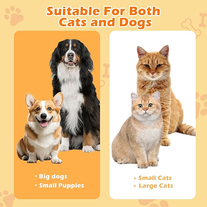 Dog Toothbrush, Dogs Tooth Brushing Kit, Cat Tooth Brush for Small to Large Dogs & Puppies, 2Pack Double Finger Toothbrush for Dog Teeth 360 Cleaning & Dental Care-PurrikoPets