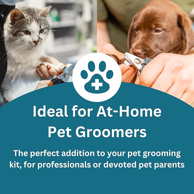 G.B.S 5 oz Styptic Powder for Dogs, Cats & Birds – Quick Blood Clotting for Nail Clipping, Minor Cuts, Tail Docking & Wing Clipping – Pet First Aid Hemostatic Powder with Sealed Top & Scoop-PurrikoPets