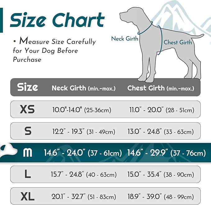 Eagloo Dog Harness Medium Sized Dog, No Pull Service Vest with Reflective Strips and Control Handle, Adjustable and Comfortable for Easy Walking, No Choke Pet Harness with 2 Metal Rings, Dark Green, M-PurrikoPets