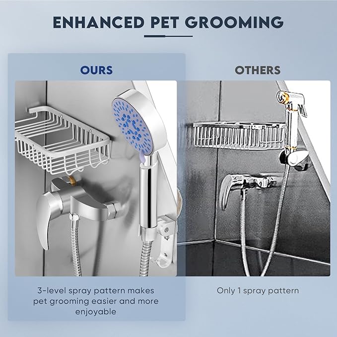 62" Pet Dog Bathing Station,Professional Stainless Steel Dog Grooming Tub,Pet Bathing Tub Dog Bathing Station with Faucet Walk-in Ramp Accessories,Commercial or Household use, (Extra Large)-PurrikoPets