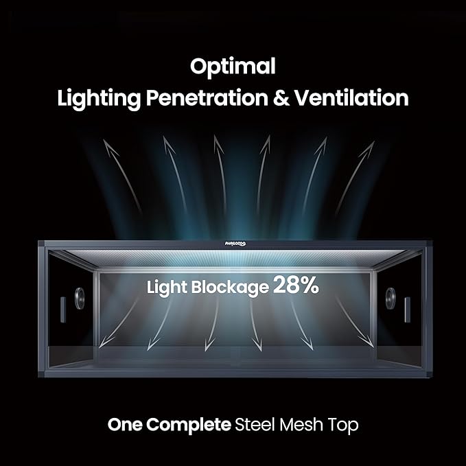 85 Gallon Reptile Tank, Front Opening Snake Tank for Easy Maintenance, Reptile Enclosure with Top Screen Ventilation 48''x24''x18''-PurrikoPets
