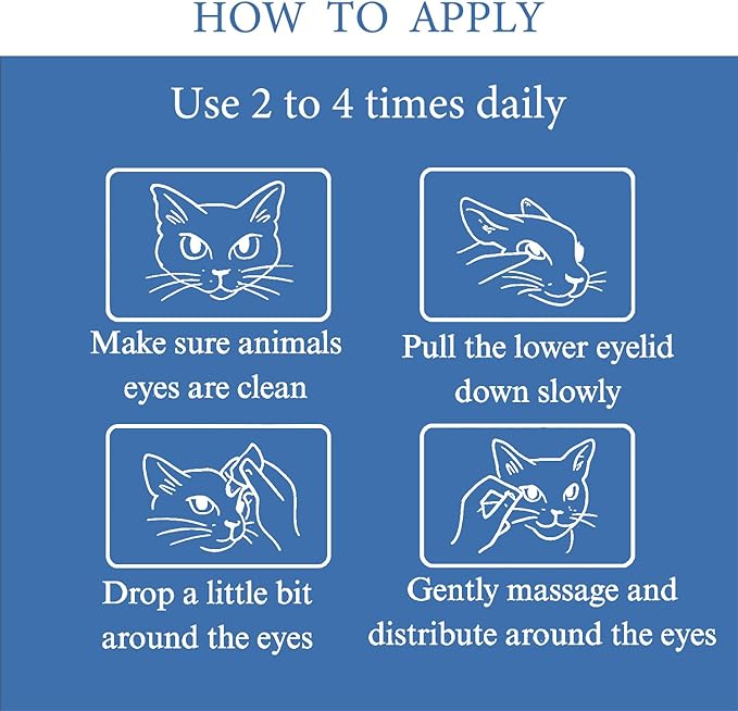 Eye Health Cream for Cats, Dogs, Pets, Cattle, Sheep, Horse, Bird 1/8 oz /3.5gr - 1Pcs-PurrikoPets