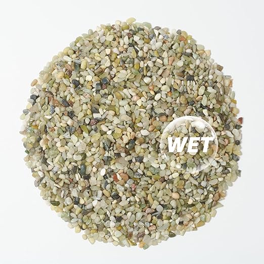 5 LBS Decorative Jade Stones – Ideal for Succulent Cactus Plants, Vase Fillers, Fish Tanks, and Landscaping Projects. 1/5 Inch Stones Promote Healthy Plant Growth (Jade, 5 Pounds)-PurrikoPets