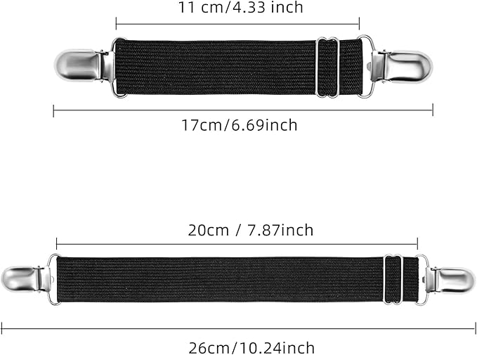 Adjustable Boot Straps Pant Stirrups Clips Boot Clips-PurrikoPets