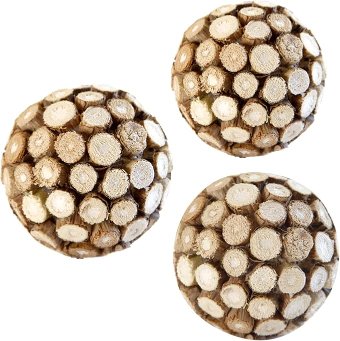 3PCS Cat Ball Toy,Silvervine Ball with Catnip Gall Fruit silvervine Sticks Powder Inside,Catnip Toys for Indoor Cats,Kitten Cleaning Teeth Cat Chew Toy-PurrikoPets