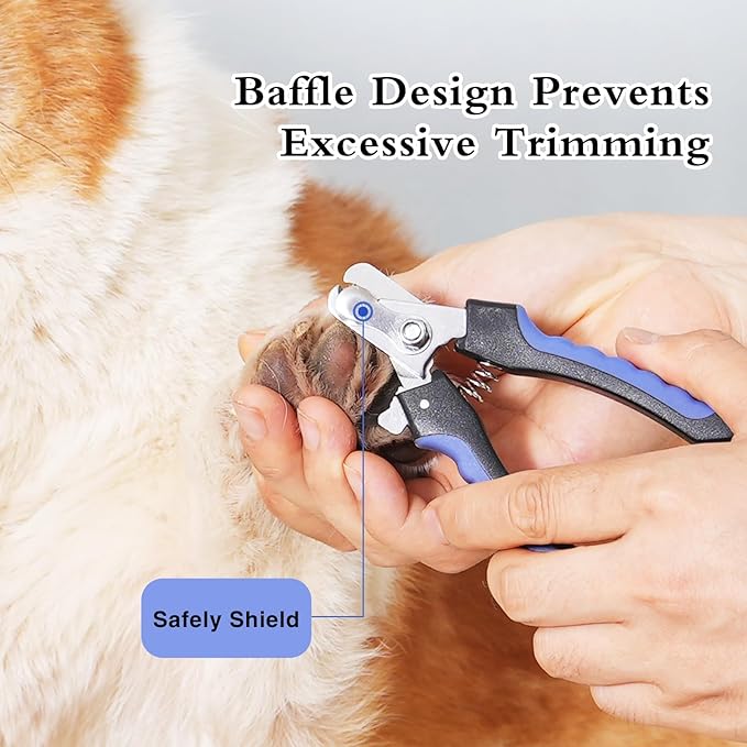 Dog Nail Grinder Quiet: Silent Grind Pro Dog Nail Trimmers - Cat Nail Clippers for Indoor Cats - Dog Nail Trimmers for Large Medium Small Dogs and Cats-PurrikoPets