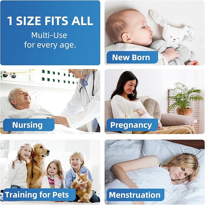 50 Count Extra Large Chucks 36"x36" Thicken Elderly Adults Incontinence Bed Pads Disposable, Heavy Duty Absorbency Underpads Waterproof, XXL Extra Large Puppy Pee Training Pad-PurrikoPets