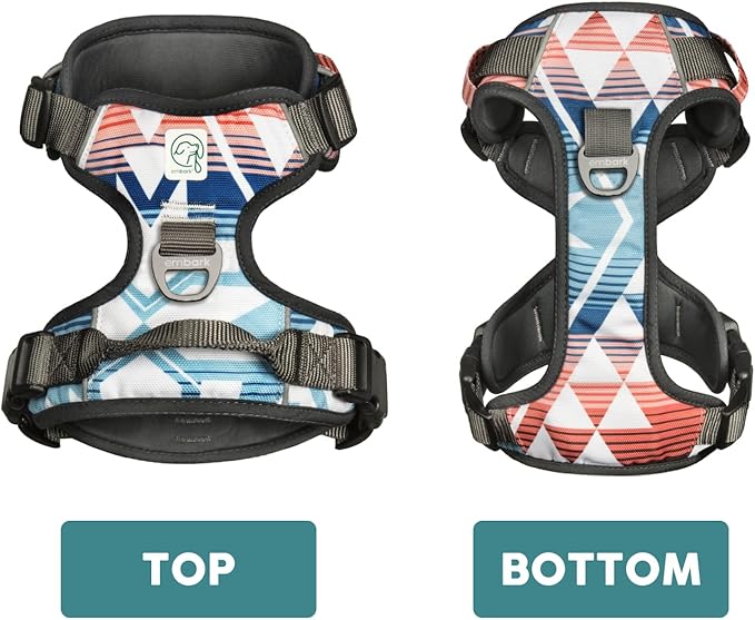 Embark Adventure Dog Harness, Reflective Trim XL Dog Harness for Extra Large Dogs No Pull - Military Grade Nylon, 2 Leash Clips & Gel Lined Handle.-PurrikoPets