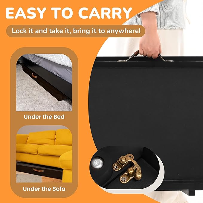 Dog Ramp for Bed, 5 Level Adjustable Dog Ramp for High Beds, Upgrade Rubber Mat High Traction Ramp with Safety Rails, Folding Pet Ramp for Bed, Couch,SUV, Natural Wood Pet Ramp for Small & Old Dogs-PurrikoPets