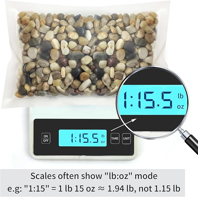 2 Pounds Pebbles for Plants, 3/8 Inch Polished Pea Gravel. Decorative Stones River Rocks for Succulent Soil Cover, Cactus, Aquarium, Vase and Outdoor Garden Landscaping-PurrikoPets