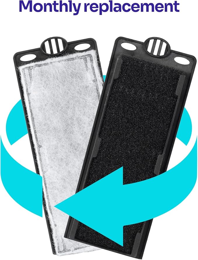 3PCS Aquarium Internal Filter Replacement Cartridge for IF01-B20, Fish Tank Filter Accessories-PurrikoPets