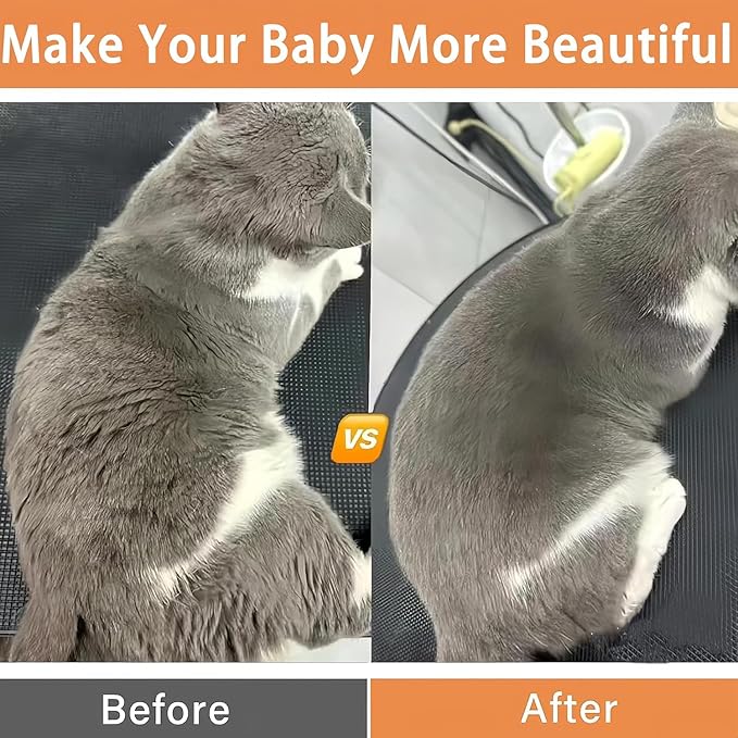 4 in 1 Cat Steam Brush,cat brushes for indoor cats,Rechargeable Steam Cat with Steam,Anti-Static Steam Pet Brushes for Dogs Cats(Khaki)-PurrikoPets