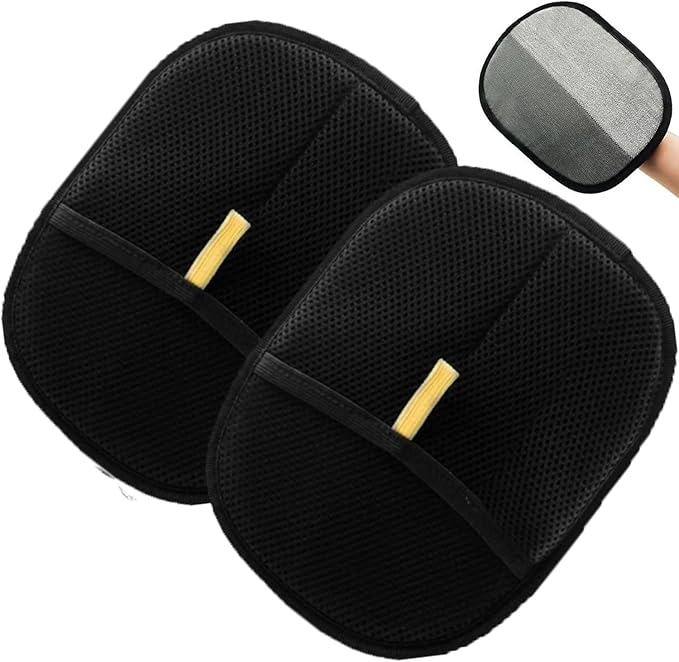 2Pcs Pet Hair Remover Glove, 2025 New Upgrade Electrostatic Gloves Pet Hair Removal ， Reusable Pet Hair Remover Glove，Gloves for Furniture Bed Sheets Couch Clothes Carpet Car Seat-PurrikoPets