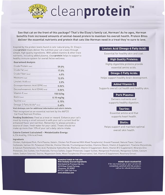 Dr. Elsey's cleanprotein Protein Bites Chicken 6 oz.-PurrikoPets