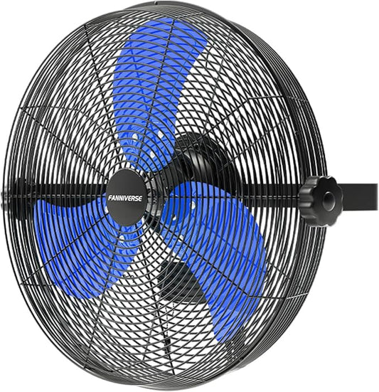 14 Inch Wall Fan Pro Series - Waterproof Motor High Velocity Wall Mount Fans for Commercial, Residential, Warehouse, Covered Patio, Shop, Garage, Barn 3 Speed 3000 CFM UL Safety Listed-PurrikoPets