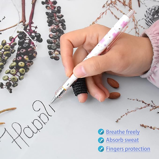 9 Pack 1" x 5 Yards Self Adhesive Bandage Wrap Self Stick Wrap for Ankle, Wrist, Finger, Sports, Breathable Cohesive Vet Tape for Pets (Black)-PurrikoPets