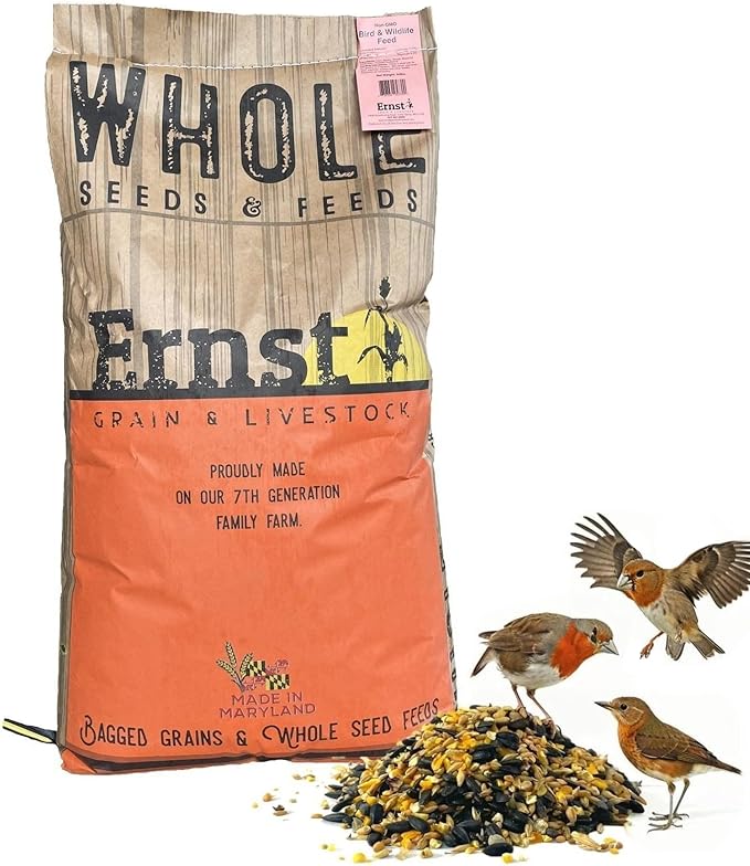 Ernst Grain & Livestock Bird and Wildlife Feed – Perfect for Birds, Ducks, Squirrels, Turkeys, Rabbits, Geese, and Deer – Non-GMO Wild Animal & Bird Feed for Outside Feeders - 10lbs-PurrikoPets