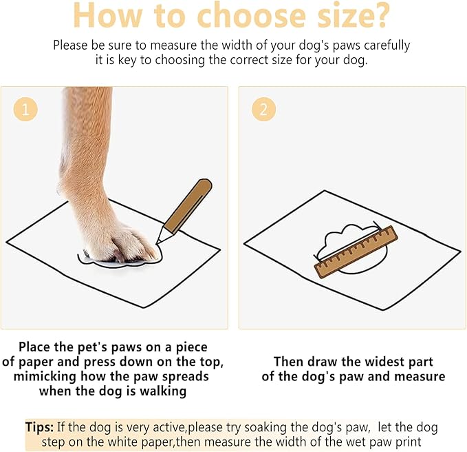 Dog Shoes, Dog Sandals for Hot Pavement, Non-Slip Waterproof Dog Booties for Winter Snowy Day and Summer, Adjustable Straps Easy-Clean Beach Outdoor Pet Boots Rugged Sole-4Pcs Beige-PurrikoPets