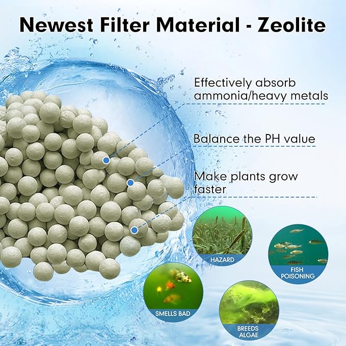 fishkeeper 6 Pack Large Filter Cartridges Compatible with Tetra Whisper Bio-Bag Filters Replacement Filter Cartridges for Whisper Power Filters 20i/40i /IQ20/30/45/60 PF20/30/40/60(Ready to Use)-PurrikoPets