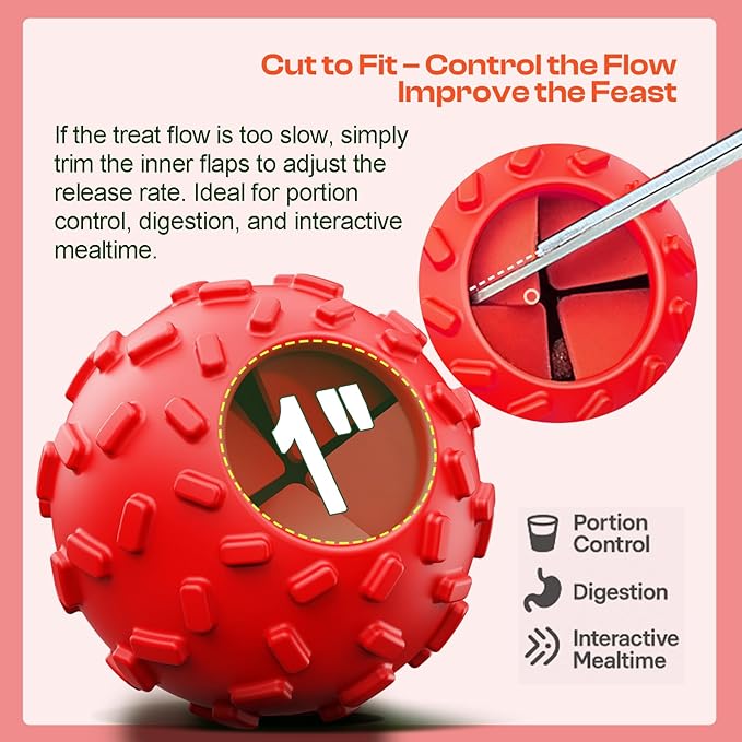 Dog Puzzle Toy 2 Pack – Cognitive Dog Treat Toy,Interactive Dog Toys for Treat Dispensing, Slow Feeder for Mental Stimulation & Anxiety Relief, Puppy Training Toy, Natural Rubber-PurrikoPets