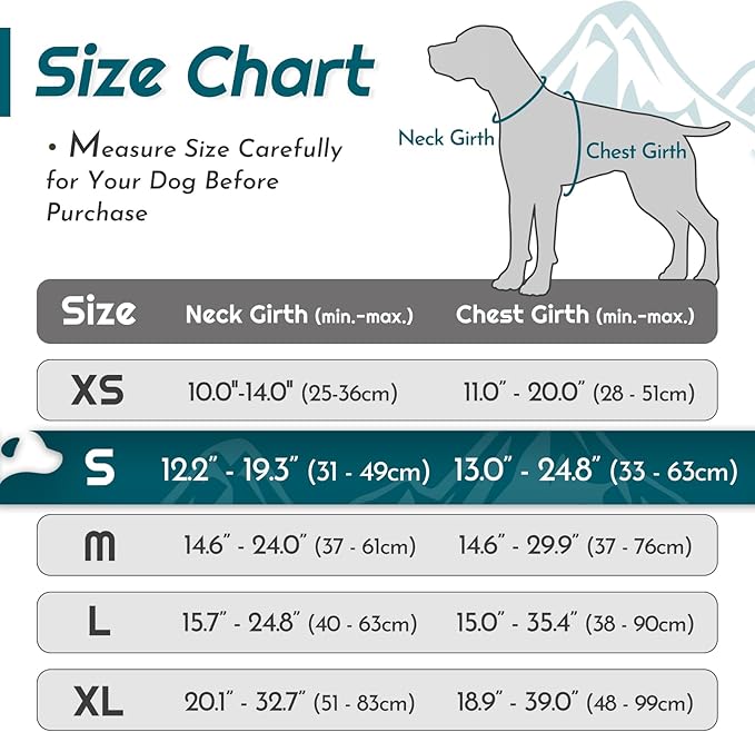 Eagloo Dog Harness Small Sized Dog, No Pull Service Vest with Reflective Strips and Control Handle, Adjustable and Comfortable for Easy Walking, No Choke Pet Harness with 2 Metal Rings, Dark Green, S-PurrikoPets