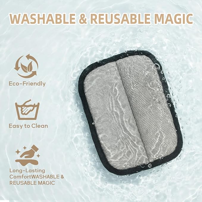 2𝑷𝒄𝒔 Pet Hair Removal Glove for Cats & Dogs, Newly Pro Five-Finger Electrostatic Pet Hair Remover Gloves, Reusable & Washable Magic Brush Pet Hair Removal Tool for Couch, Clothing, Carpet, Car Seat-PurrikoPets