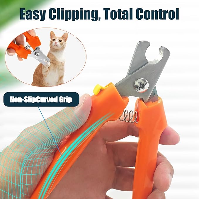 Dog Nail Clippers 767C – Heavy Duty Nail Trimmers for Large & Small Breeds, Easy-to-Use Pet Clippers for Thick Nails, Dog Toenail Clippers for Large Dogs-PurrikoPets