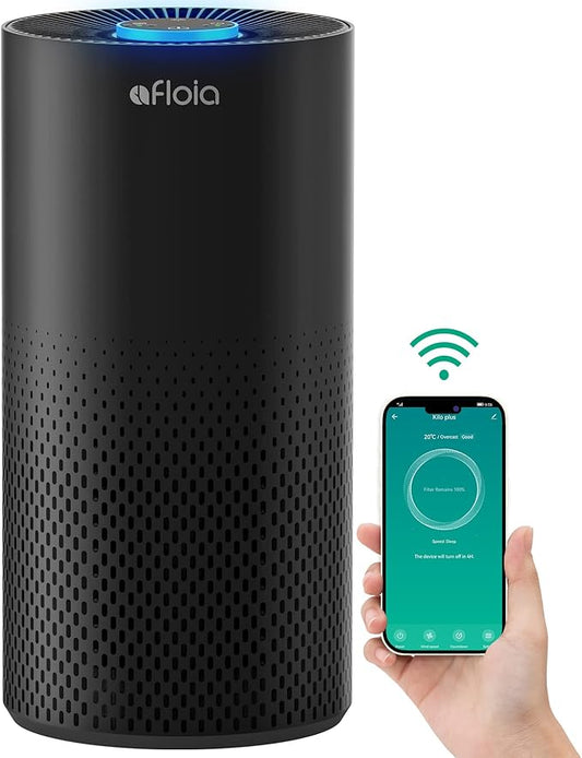 Afloia Air Purifiers for Bedroom Home Large Room, 2.4GHz Wi-Fi Smart 3 in 1 Filter Air Purifiers for Pets Allergy Odor Smoke Dust Mold Pollen, Air Cleaners Work with Alexa and Google Assistant-PurrikoPets